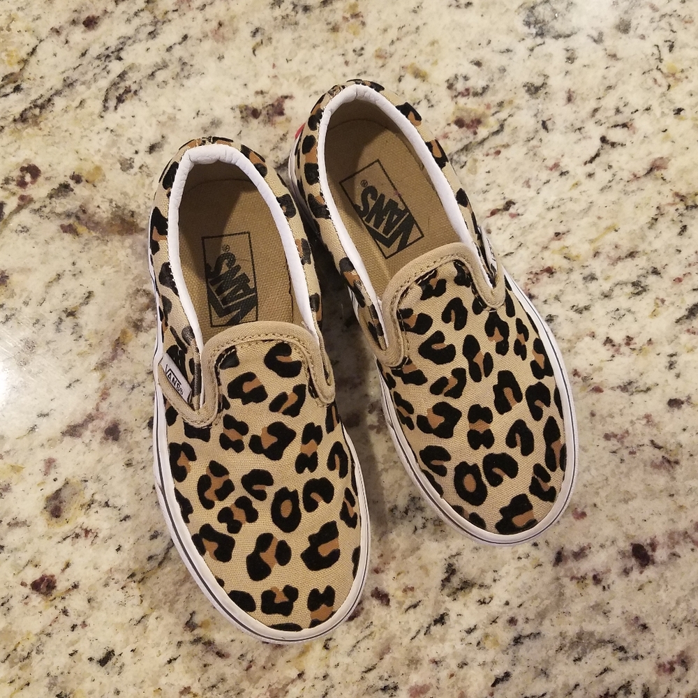 Children's Leopard Vans